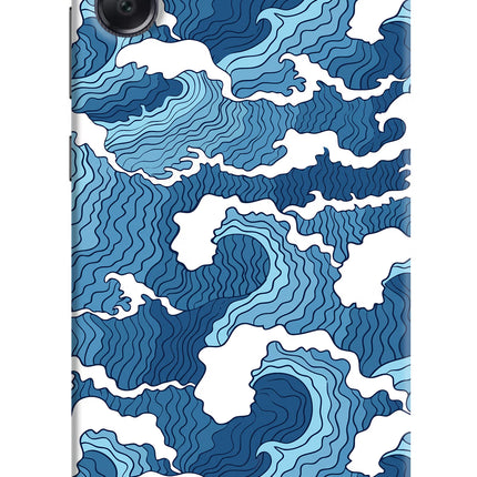 Blue Waves Samsung A05 Hard Case Back Cover by Casekaro