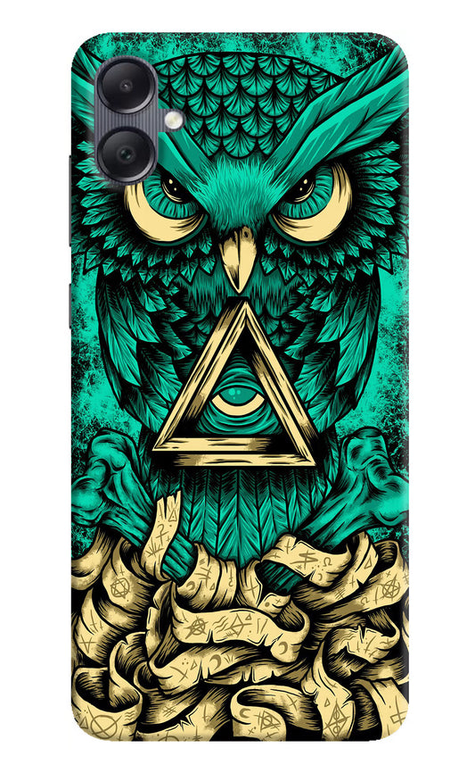 Green Owl Samsung A05 Hard Case Back Cover by Casekaro