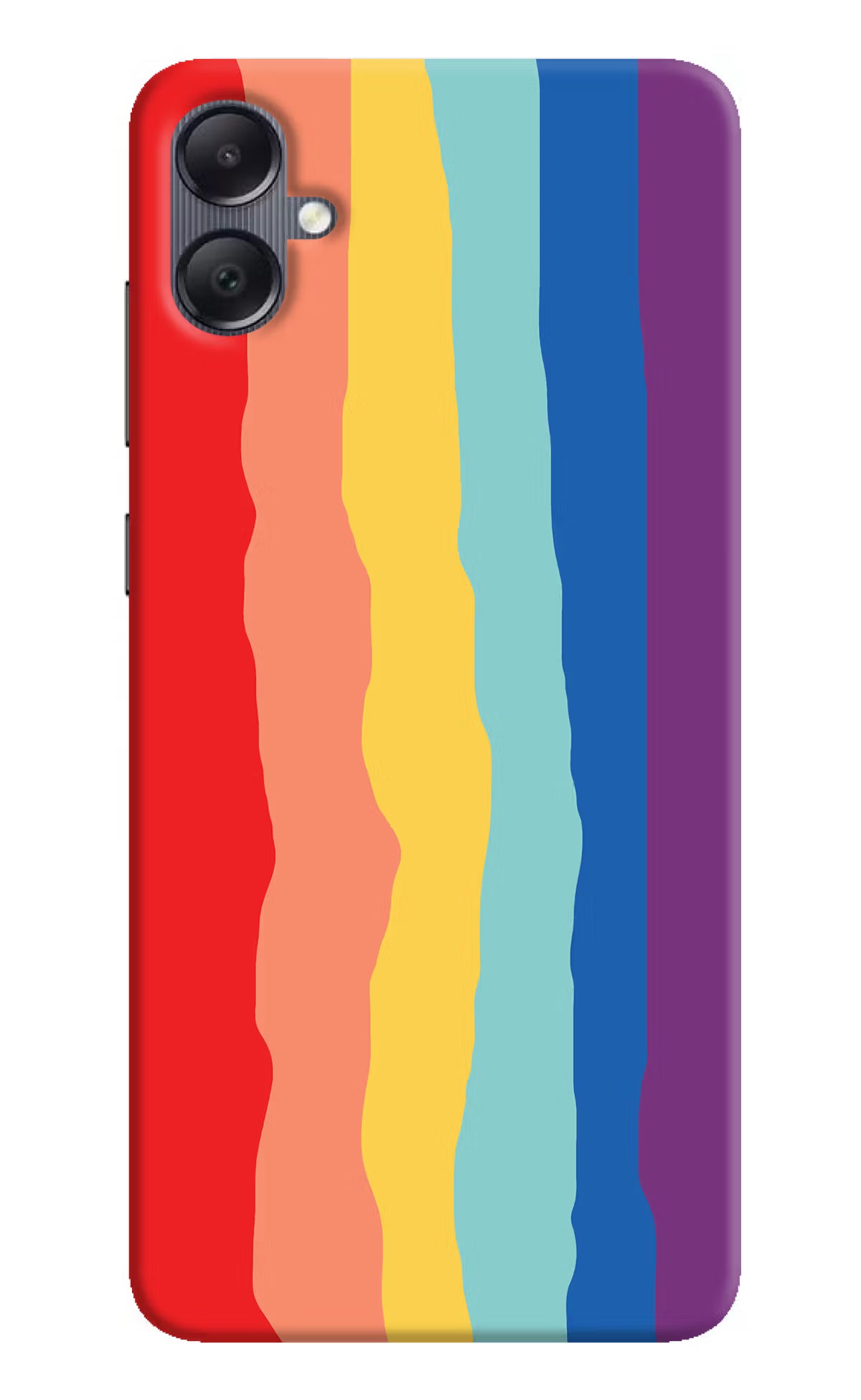Rainbow Samsung A05 Hard Case Back Cover by Casekaro