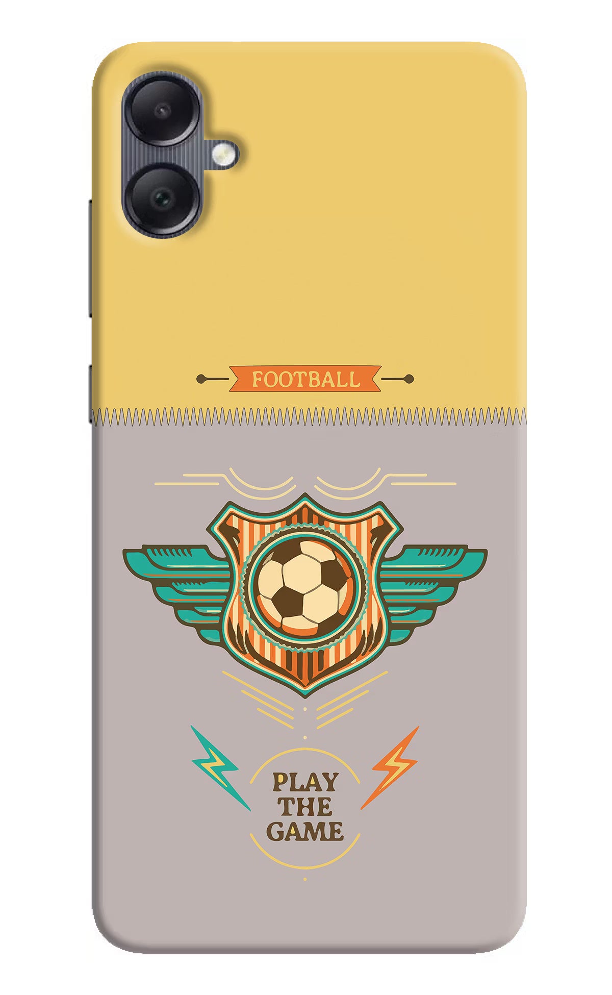 Football Samsung A05 Hard Case Back Cover by Casekaro