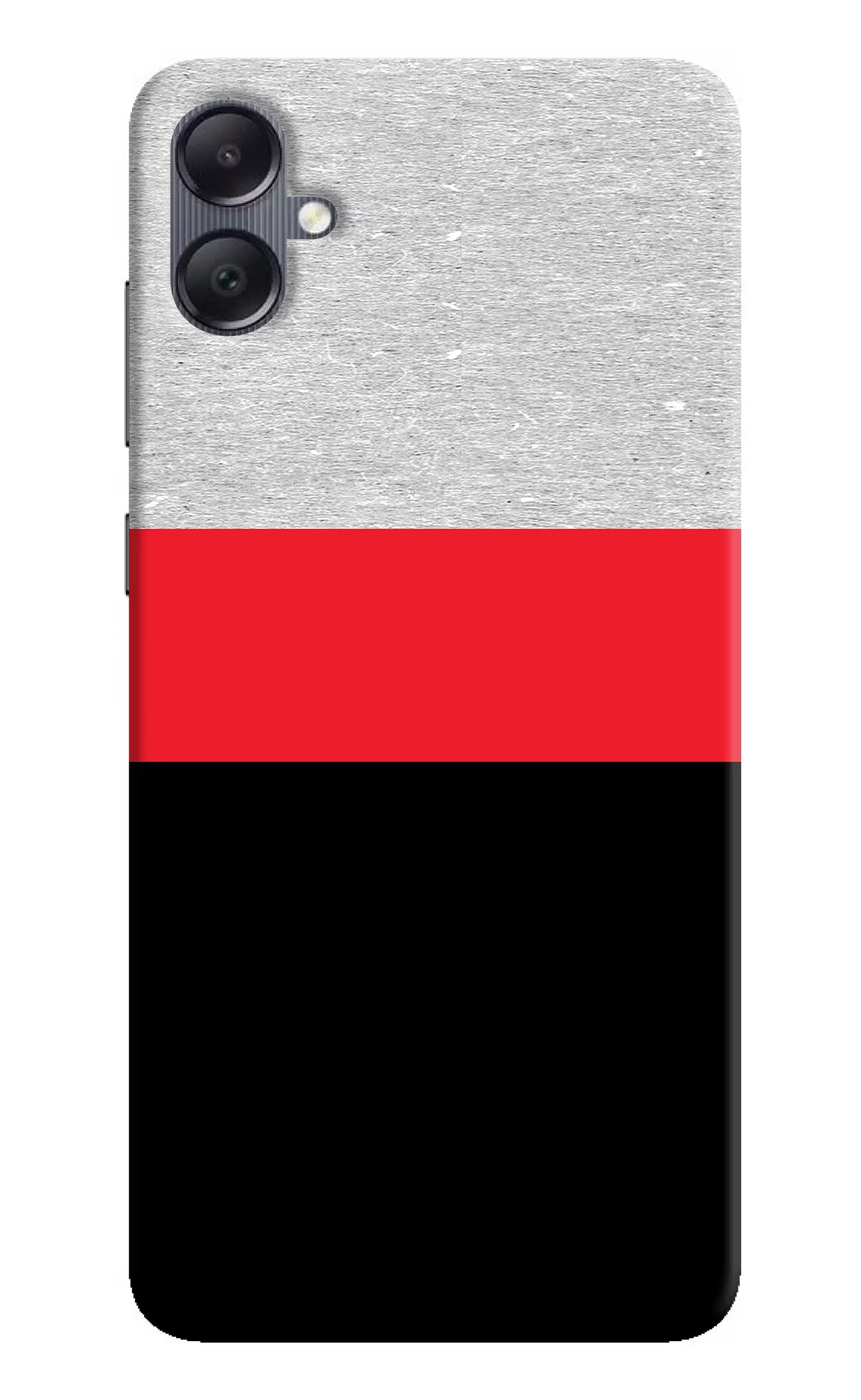 Tri Color Pattern Samsung A05 Hard Case Back Cover by Casekaro