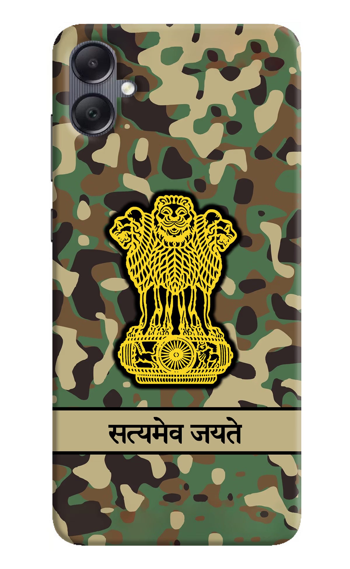 Satyamev Jayate Army Samsung A05 Hard Case Back Cover by Casekaro