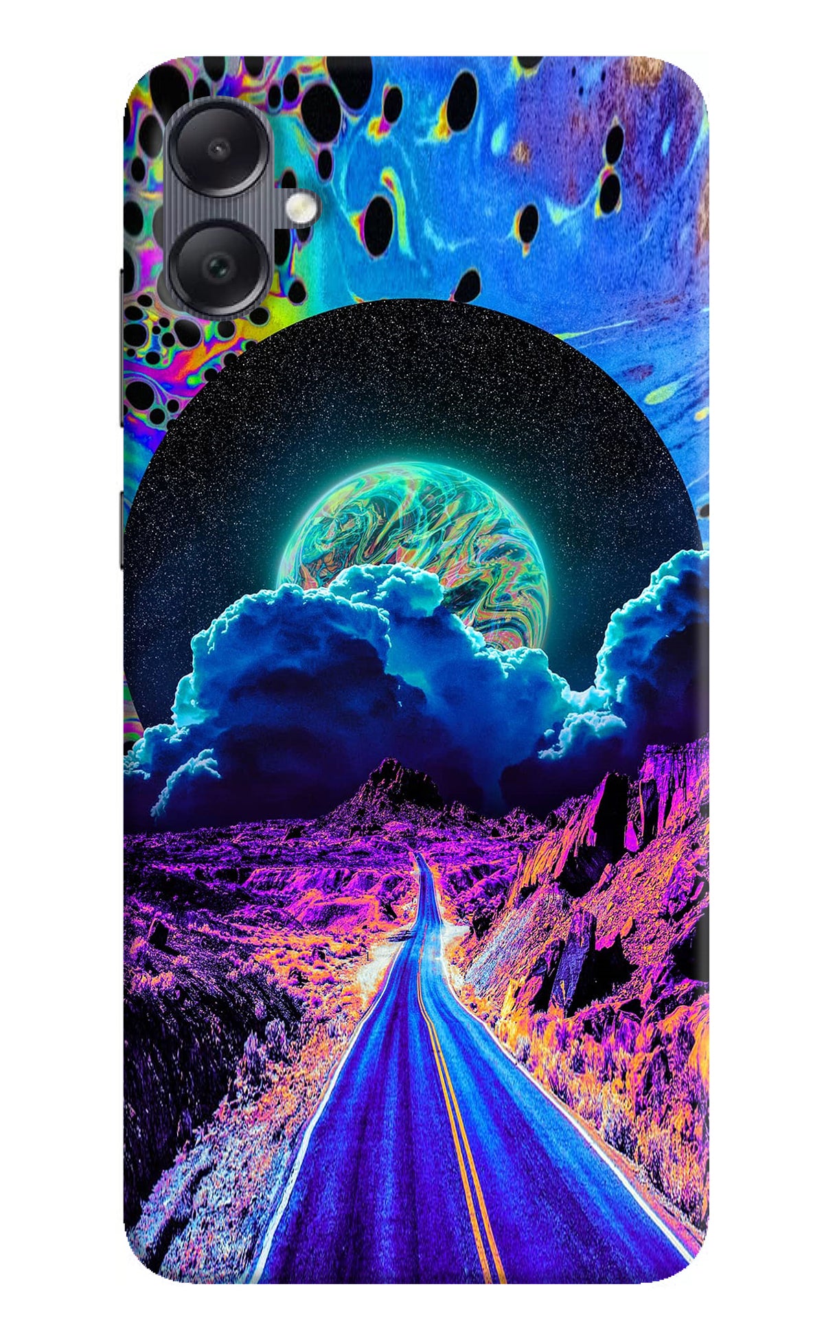 Psychedelic Painting Samsung A05 Back Cover