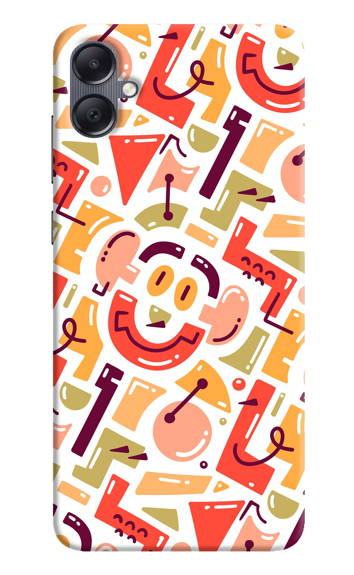 Doodle Pattern Samsung A05 Back Cover