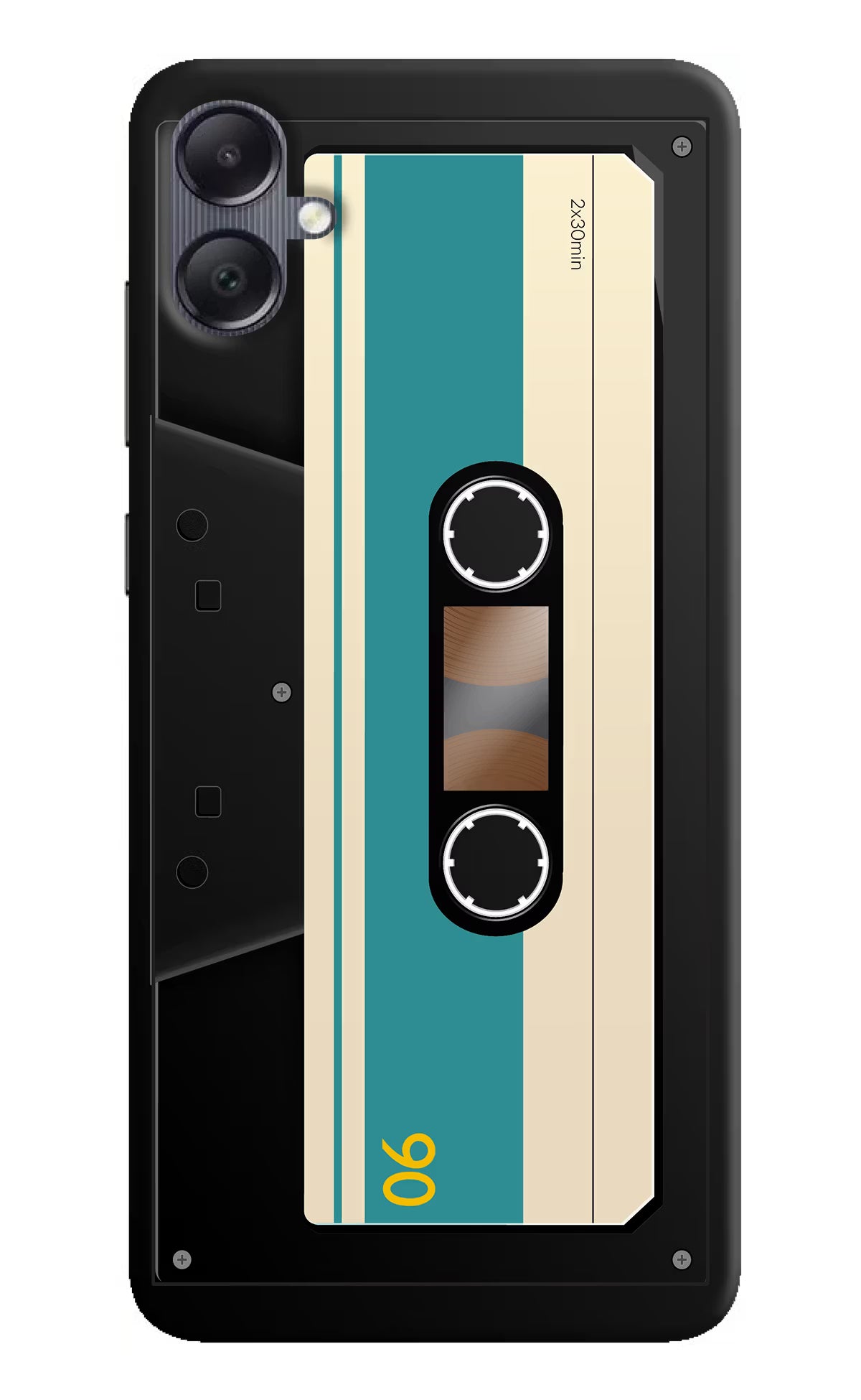 Cassette Samsung A05 Hard Case Back Cover by Casekaro