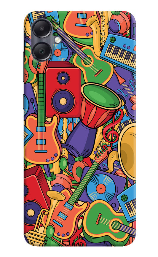 Music Instrument Doodle Samsung A05 Back Cover