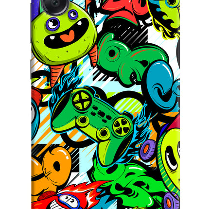 Game Doodle Samsung A05 Hard Case Back Cover by Casekaro