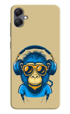 Monkey Headphone Samsung A05 Hard Case Back Cover by Casekaro
