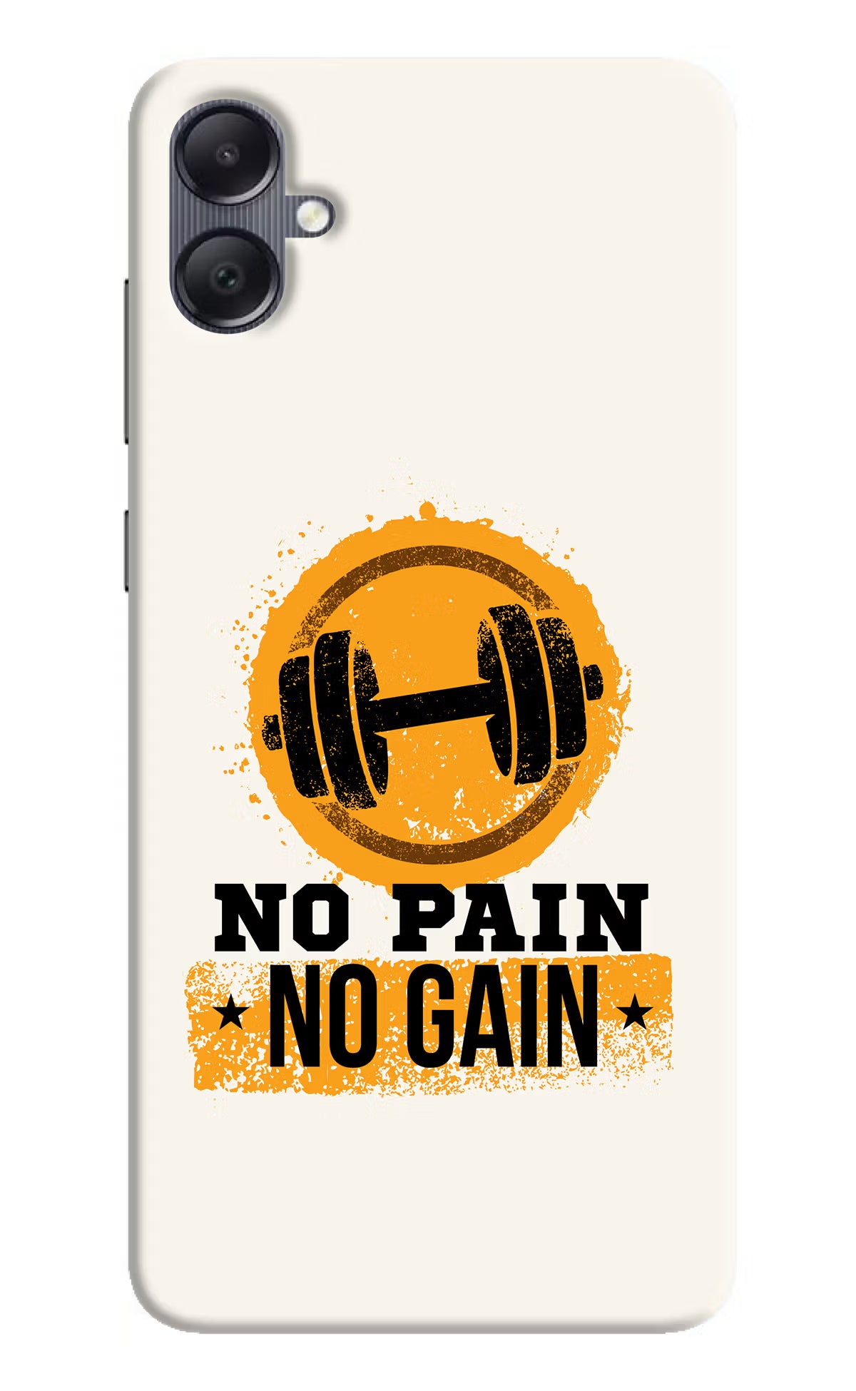 No Pain No Gain Samsung A05 Hard Case Back Cover by Casekaro