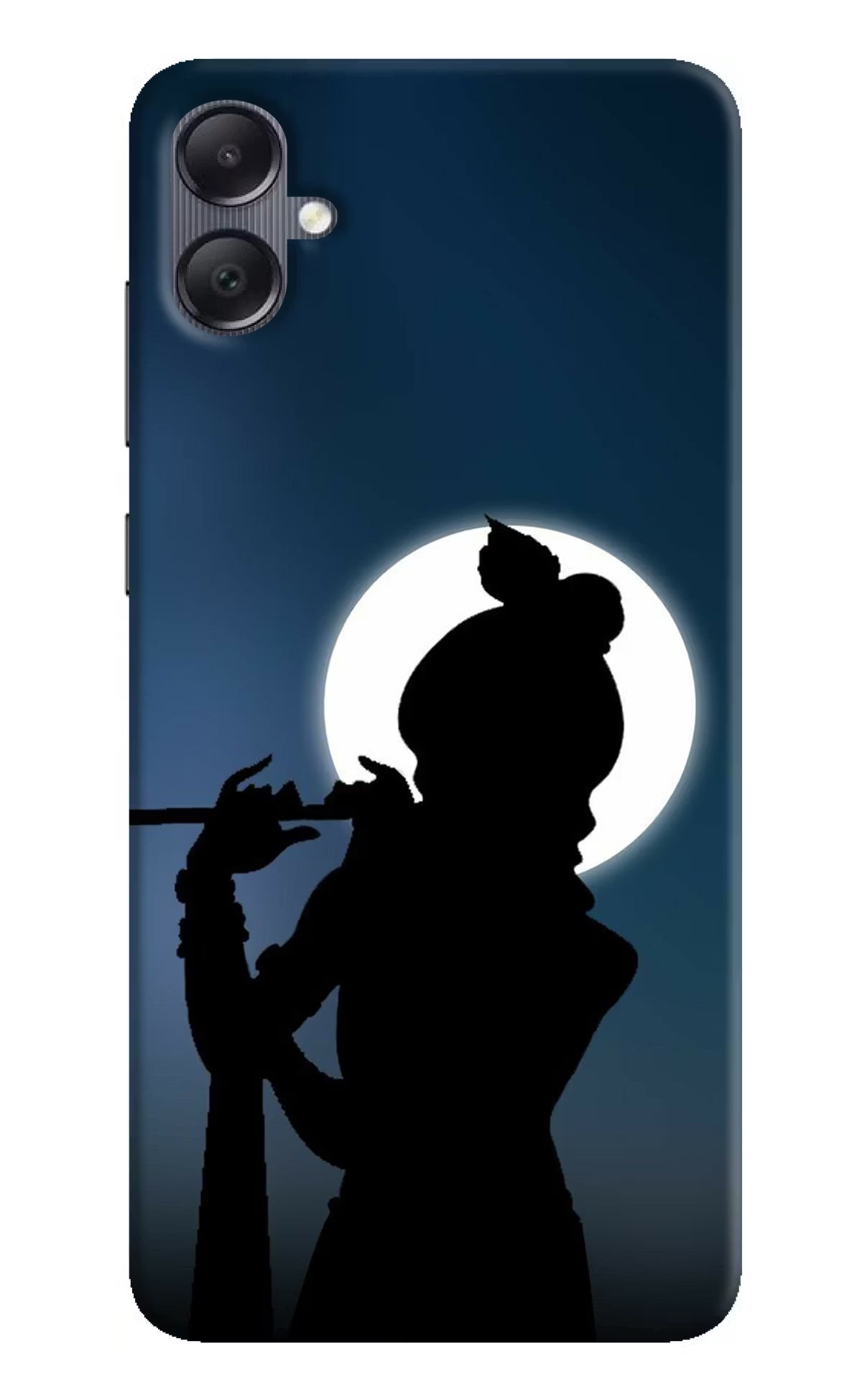 Shri Krishna Silhouette Samsung A05 Hard Case Back Cover by Casekaro