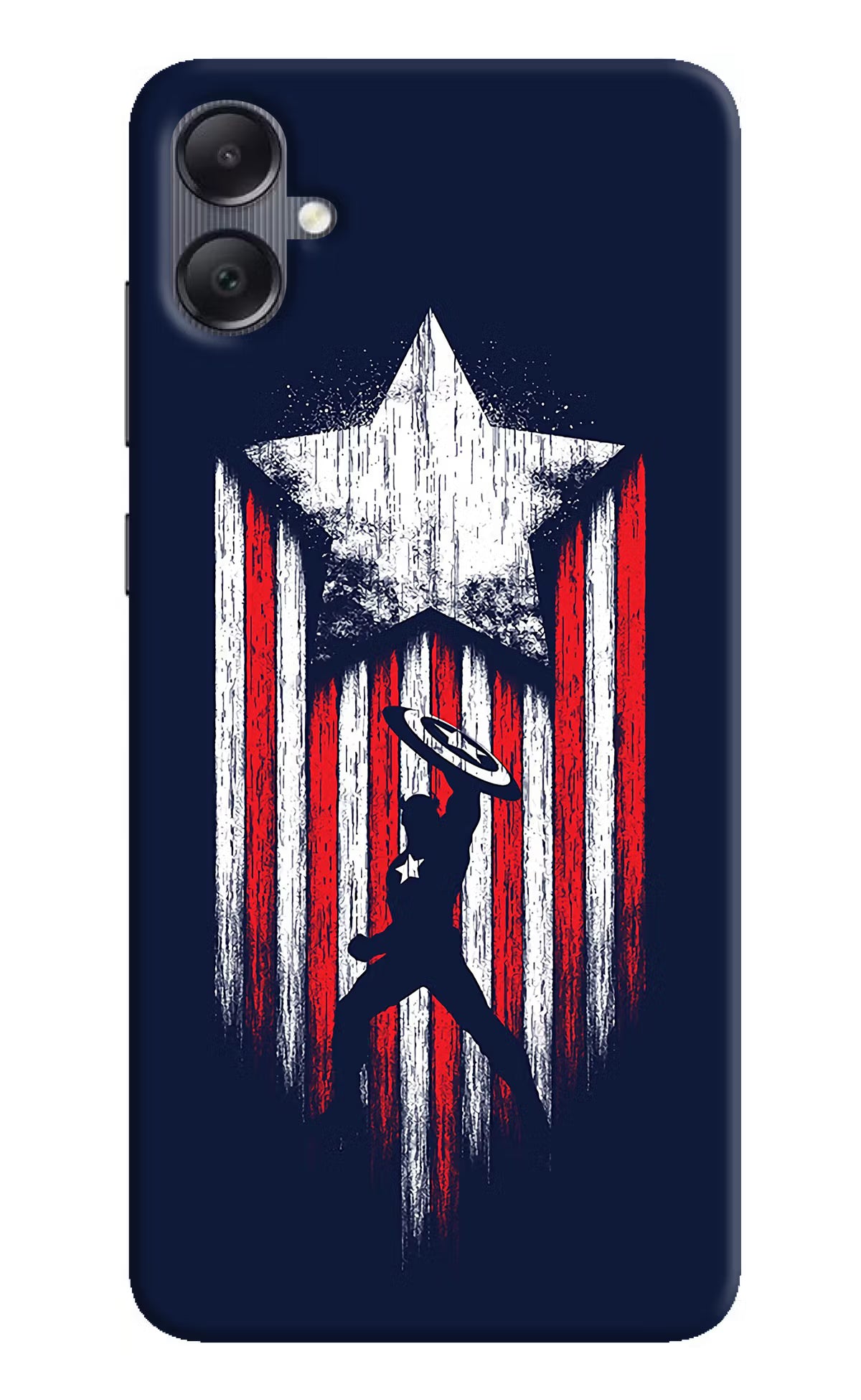 Captain America Marvel Art Samsung A05 Hard Case Back Cover by Casekaro