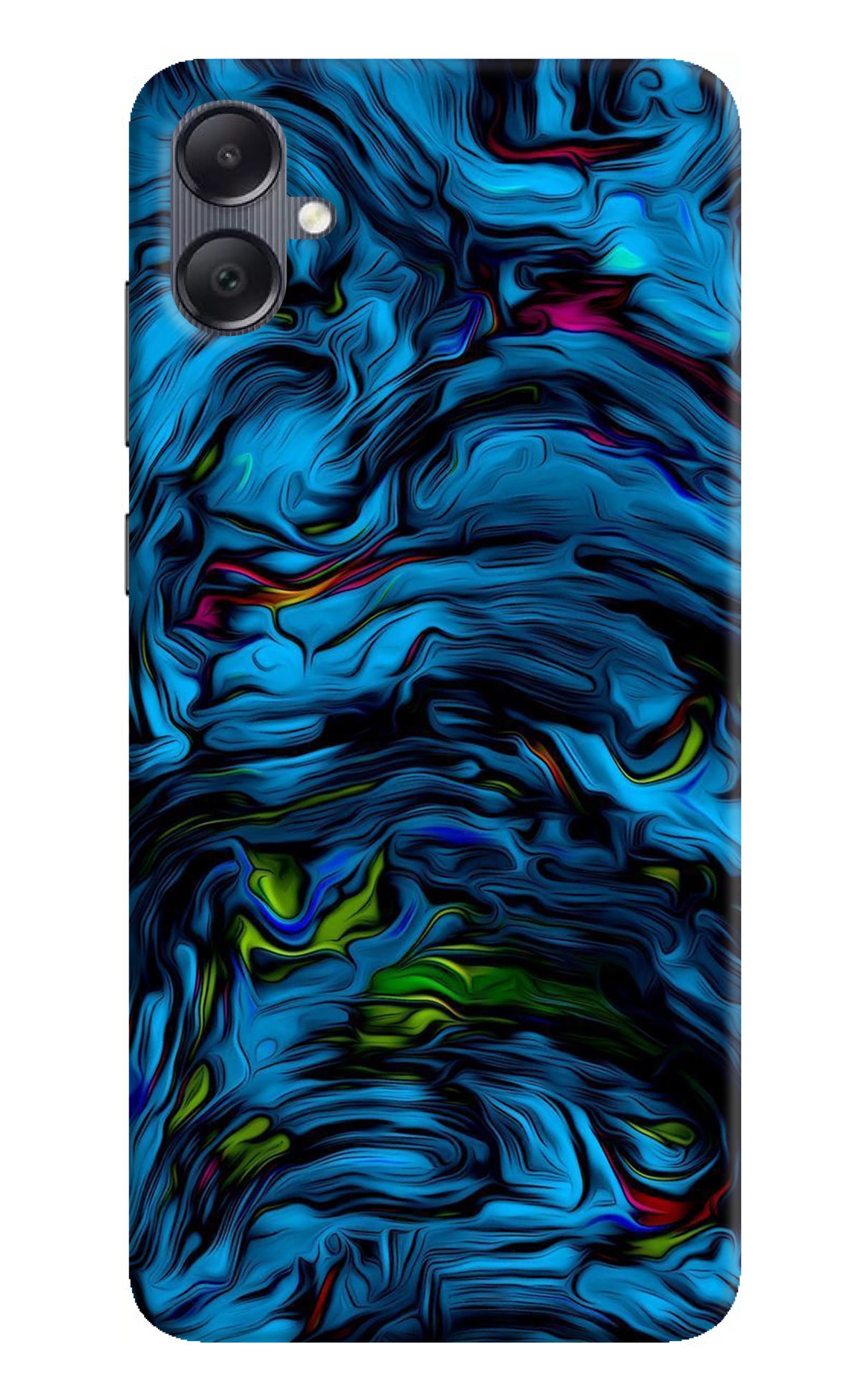 Dark Blue Abstract Samsung A05 Back Cover