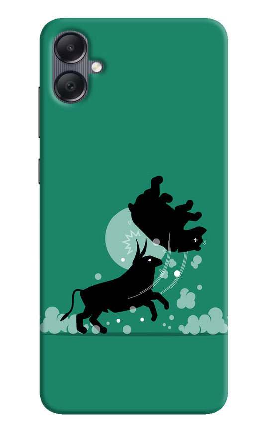 Bull Conqueror Samsung A05 Hard Case Back Cover by Casekaro