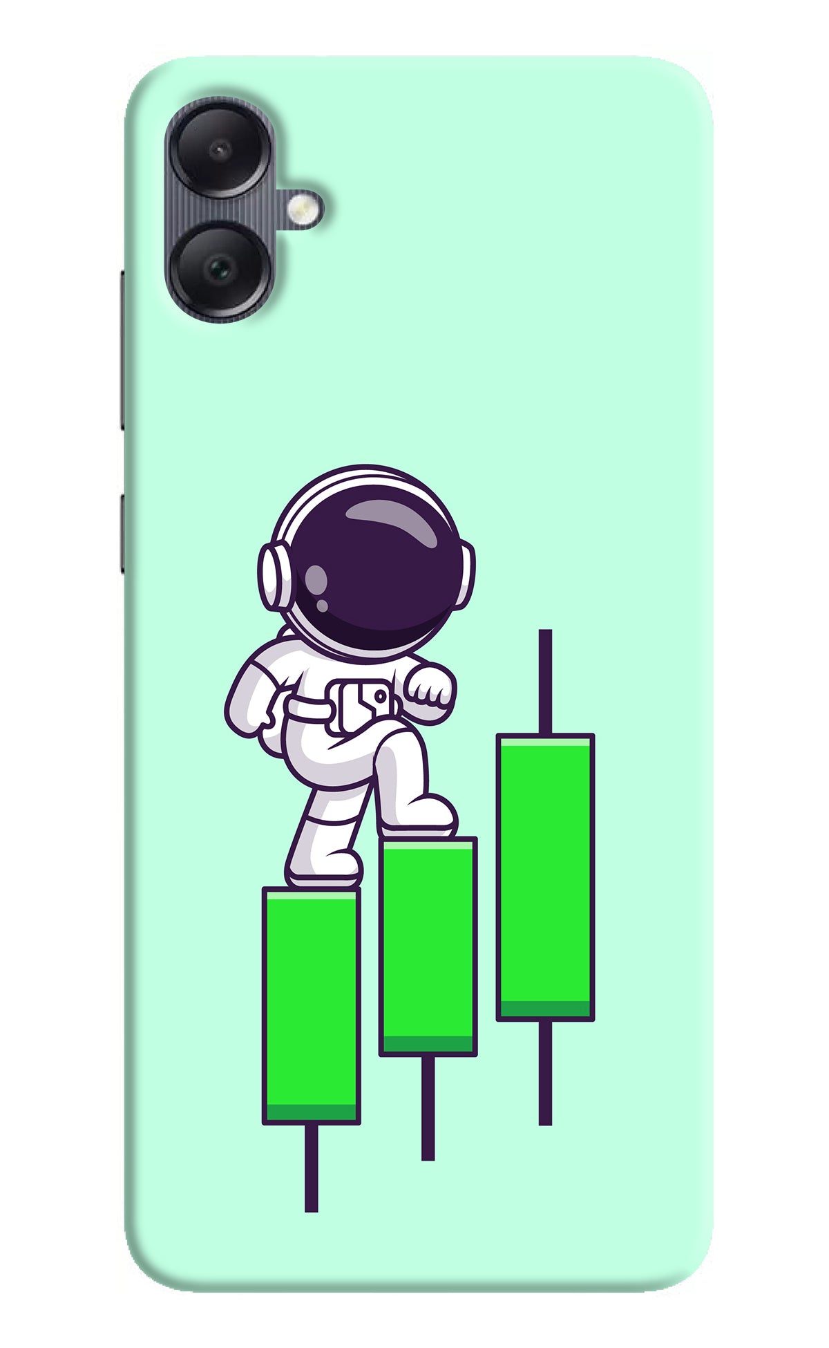 Astronaut Trader Samsung A05 Back Cover