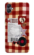 Queen of Disaster Samsung A05 Hard Case Back Cover by Casekaro