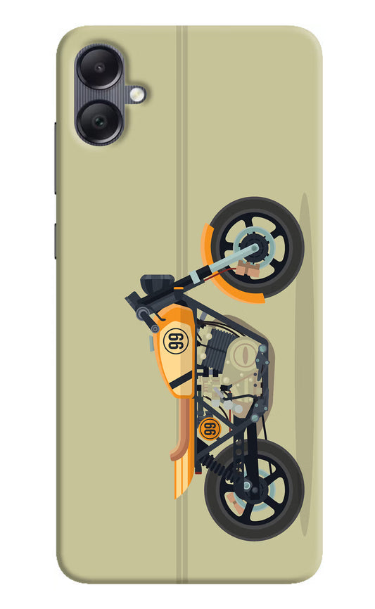 Vertical Speedster Samsung A05 Hard Case Back Cover by Casekaro