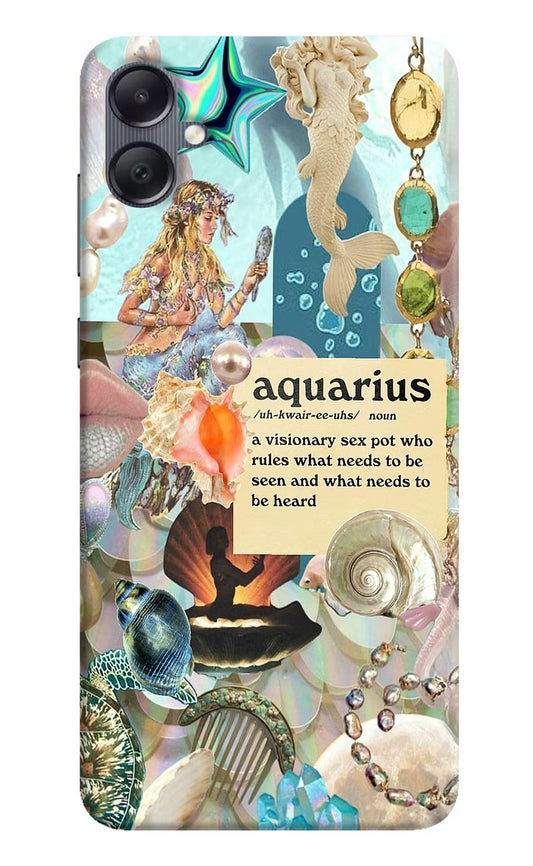 Aquarius Zodiac Samsung A05 Hard Case Back Cover by Casekaro