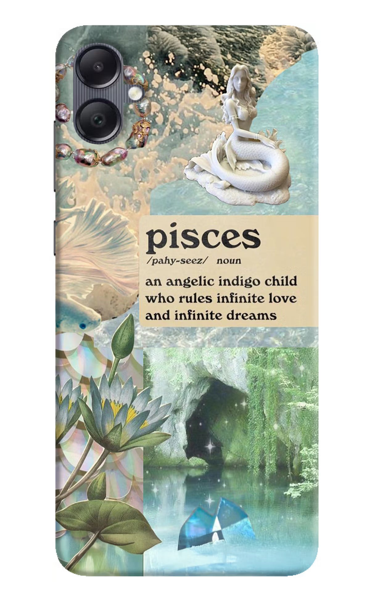 Pisces Zodiac Samsung A05 Hard Case Back Cover by Casekaro