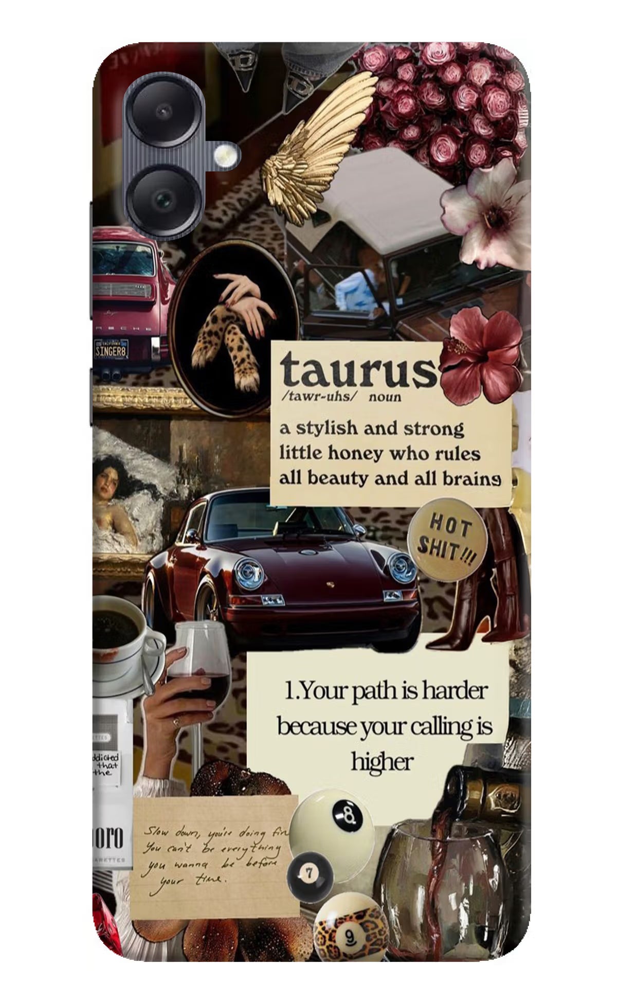 Taurus Zodiac Samsung A05 Hard Case Back Cover by Casekaro