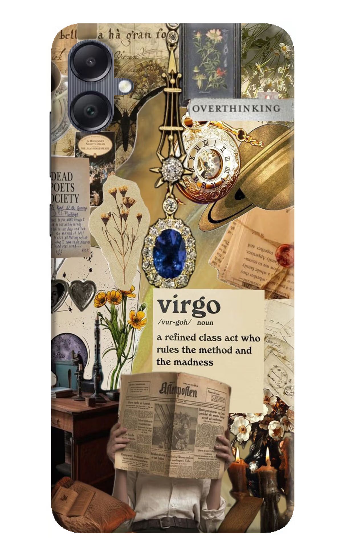 Virgo Zodiac Samsung A05 Hard Case Back Cover by Casekaro