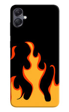 Fired Up – Black Samsung A05 Hard Case Back Cover by Casekaro