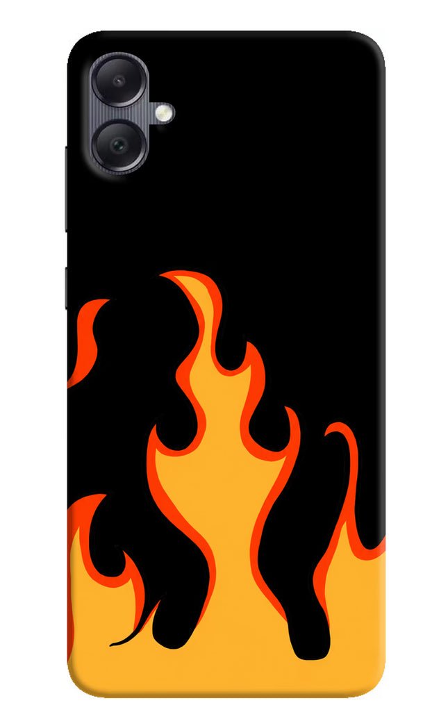Fired Up – Black Samsung A05 Hard Case Back Cover by Casekaro