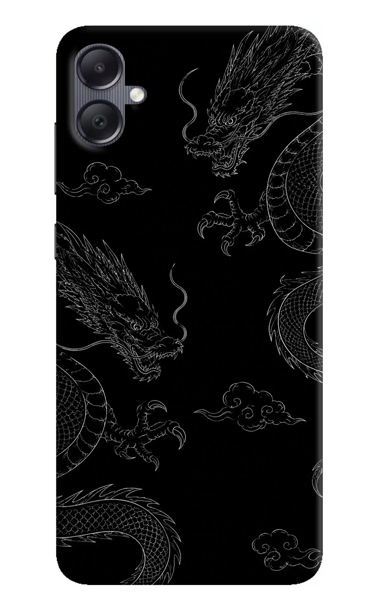 Twin Dragons Samsung A05 Hard Case Back Cover by Casekaro
