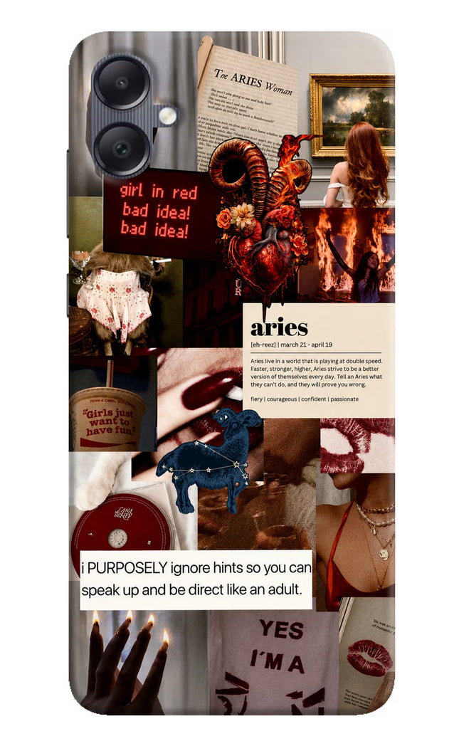 Zodiac Aries Samsung A05 Hard Case Back Cover by Casekaro