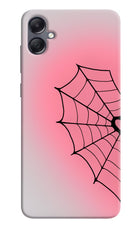 Pink Web Samsung A05 Hard Case Back Cover by Casekaro