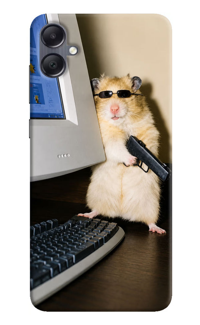 Hacker Hamster Samsung A05 Hard Case Back Cover by Casekaro
