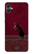 Midnight Cat Samsung A05 Back Cover