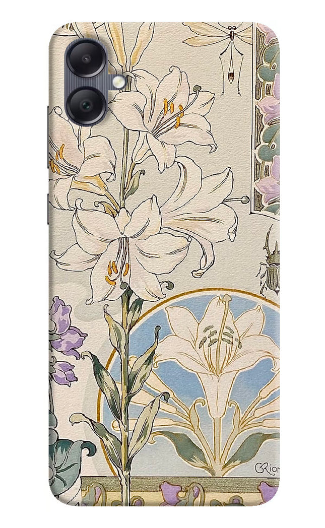 White Lily Samsung A05 Hard Case Back Cover by Casekaro