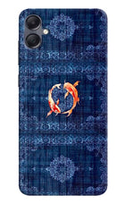 Koi Blue Samsung A05 Back Cover