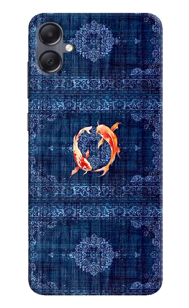 Koi Blue Samsung A05 Hard Case Back Cover by Casekaro
