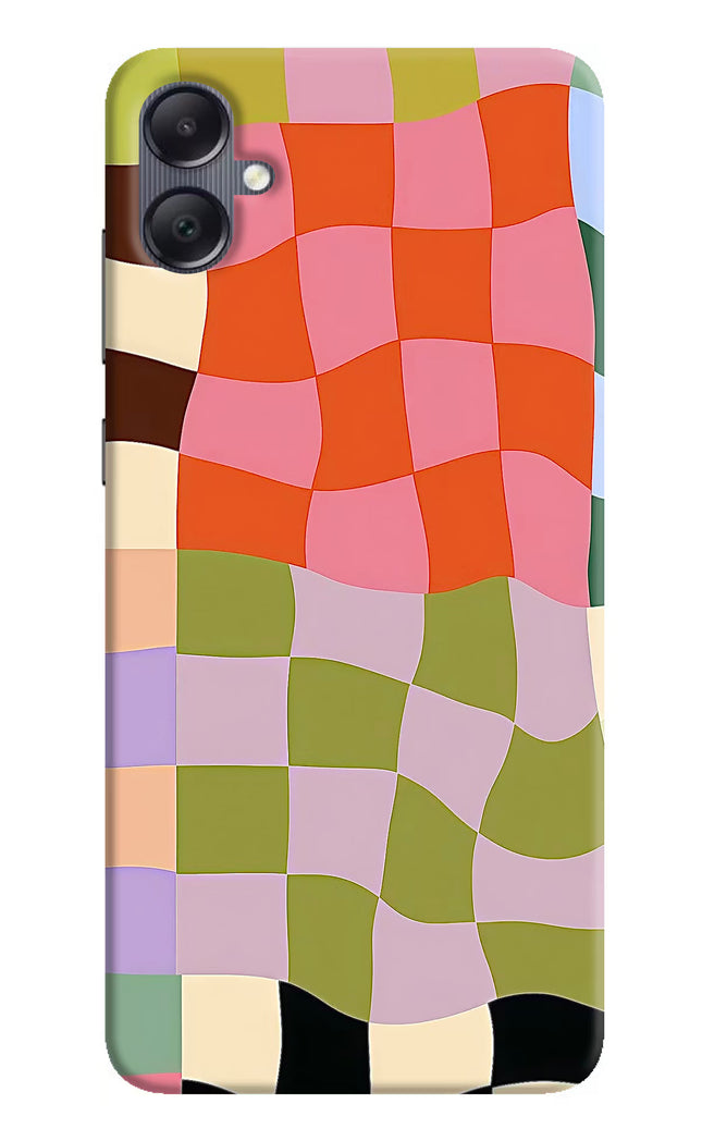 Wavy Grid Samsung A05 Hard Case Back Cover by Casekaro