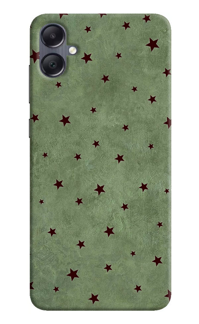 Green Stars Samsung A05 Hard Case Back Cover by Casekaro