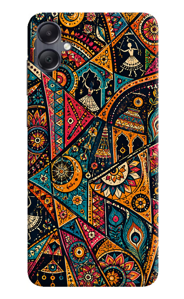 Folk Print Samsung A05 Hard Case Back Cover by Casekaro