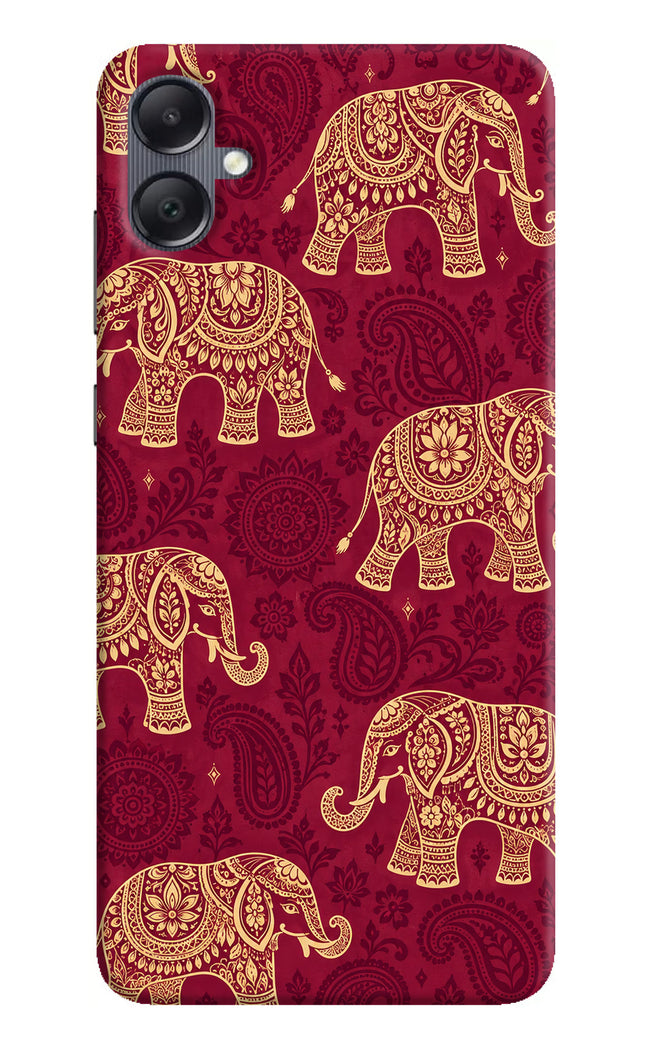 Maroon Elephant Samsung A05 Hard Case Back Cover by Casekaro