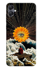 Cosmic Flower Samsung A05 Hard Case Back Cover by Casekaro