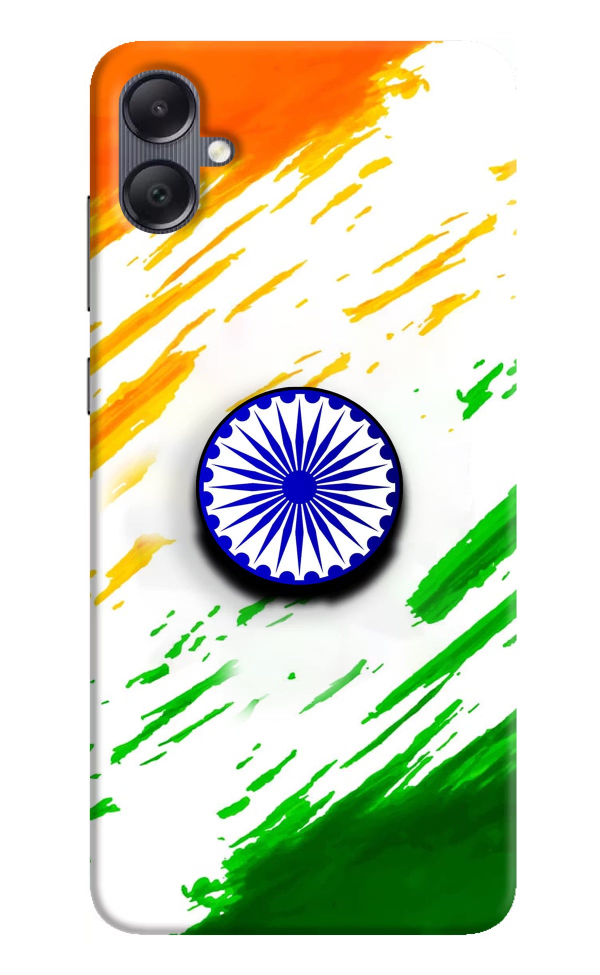 Indian Flag Ashoka Chakra Samsung A05 Pop Case by Casekaro