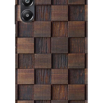 Wooden Cube Design Samsung A05s Hard Case Back Cover by Casekaro