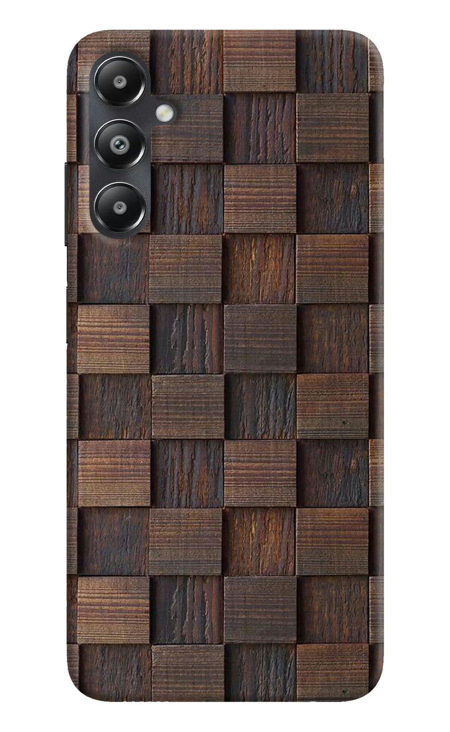 Wooden Cube Design Samsung A05s Back Cover, Hard case