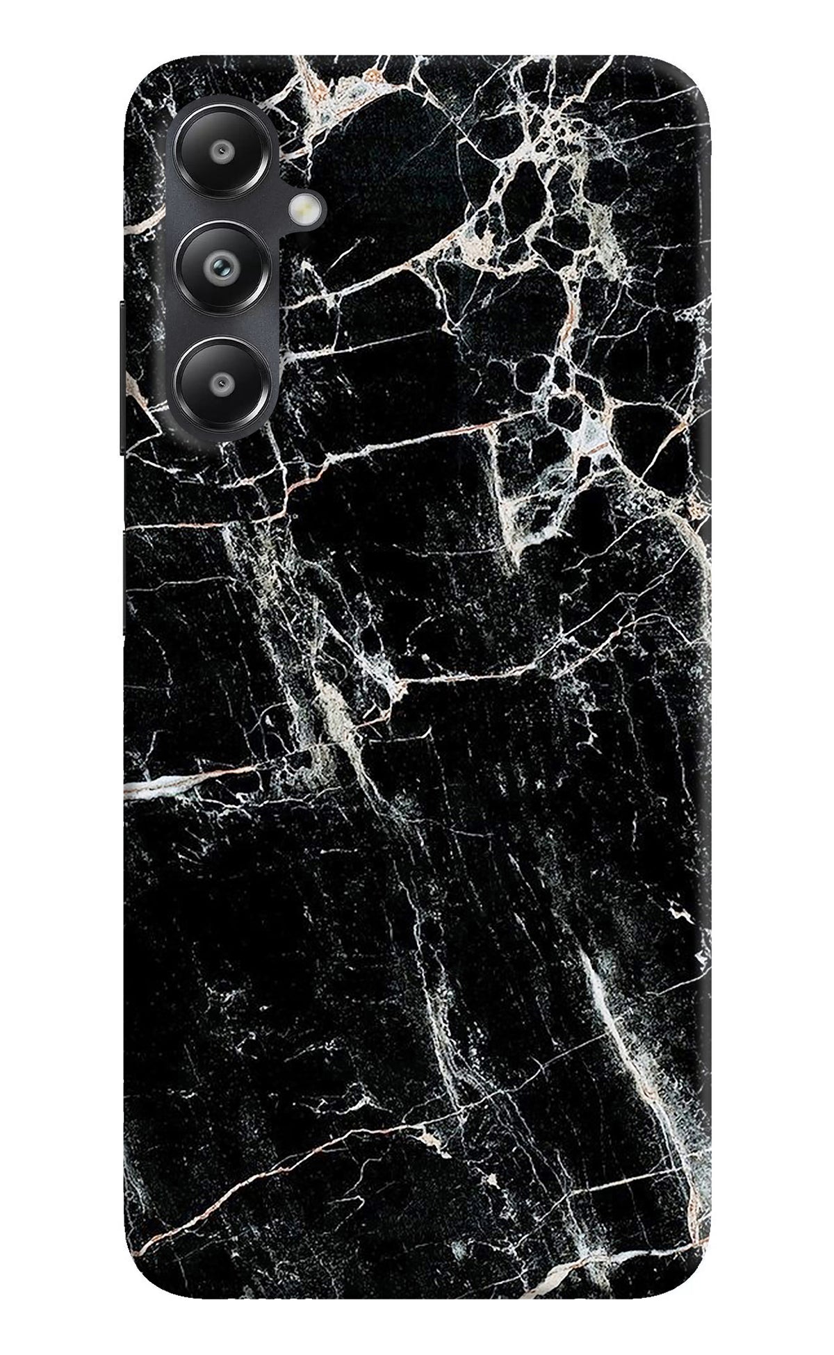 Black Marble Texture Samsung A05s Back Cover