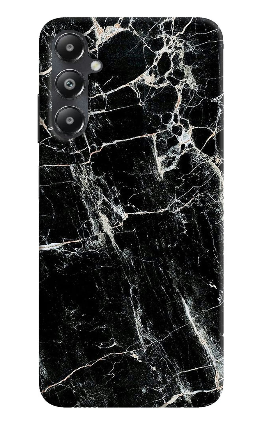 Black Marble Texture Samsung A05s Back Cover, Hard case