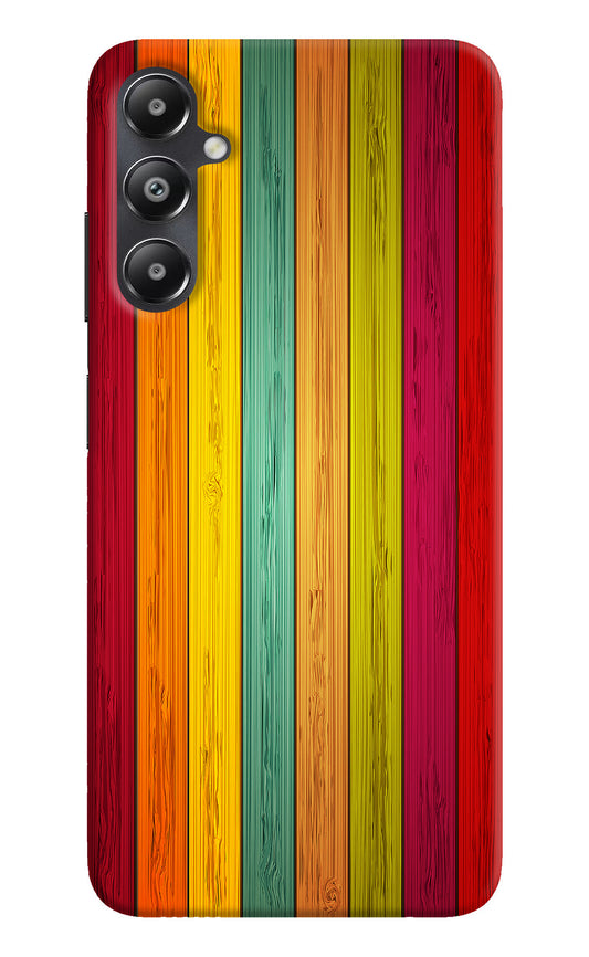 Multicolor Wooden Samsung A05s Back Cover