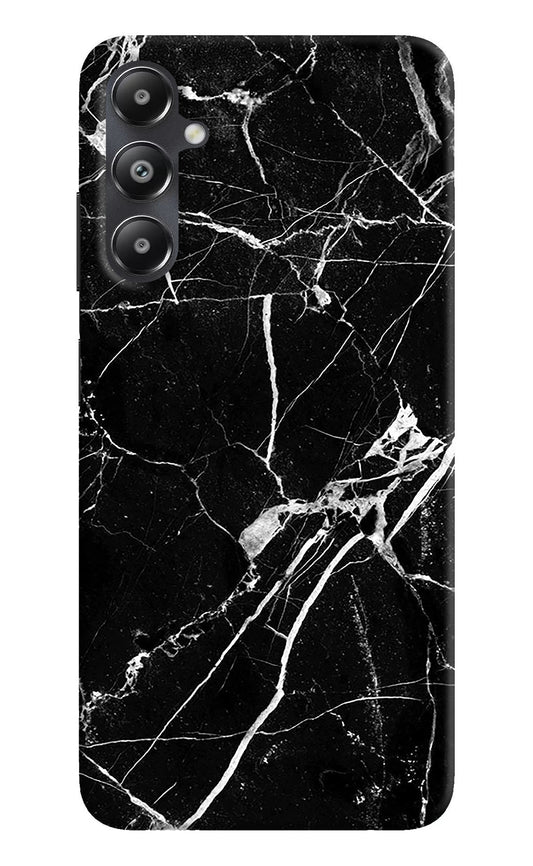 Black Marble Pattern Samsung A05s Back Cover