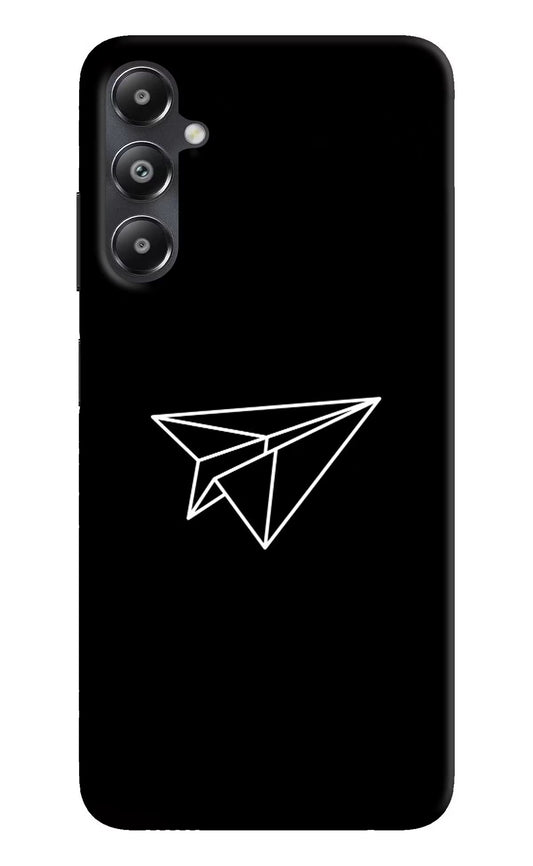Paper Plane White Samsung A05s Hard Case Back Cover by Casekaro