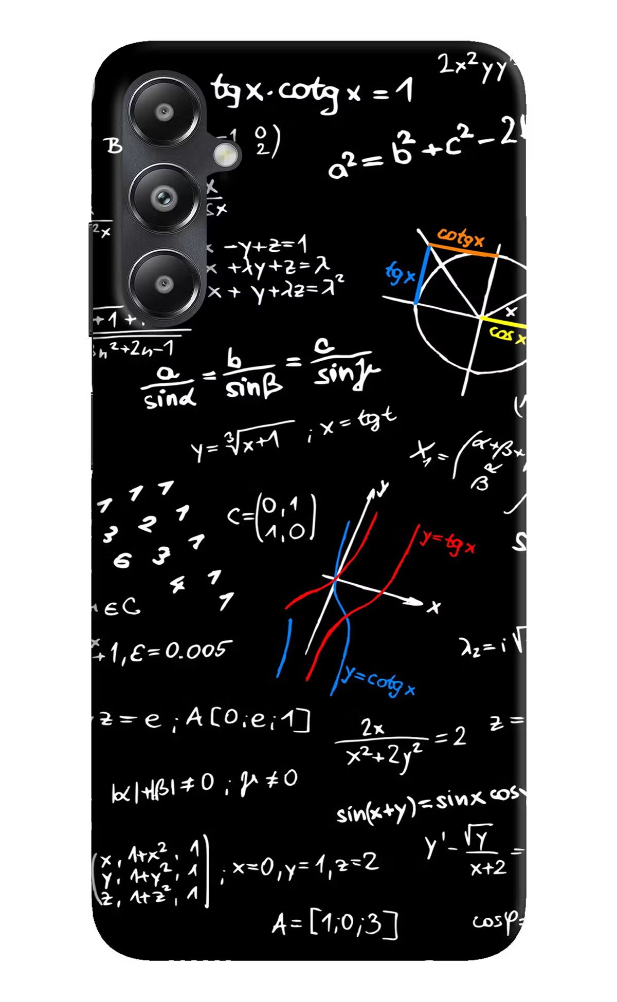 Mathematics Formula Samsung A05s Hard Case Back Cover by Casekaro
