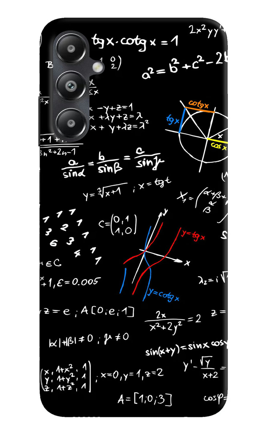 Mathematics Formula Samsung A05s Back Cover, Hard case