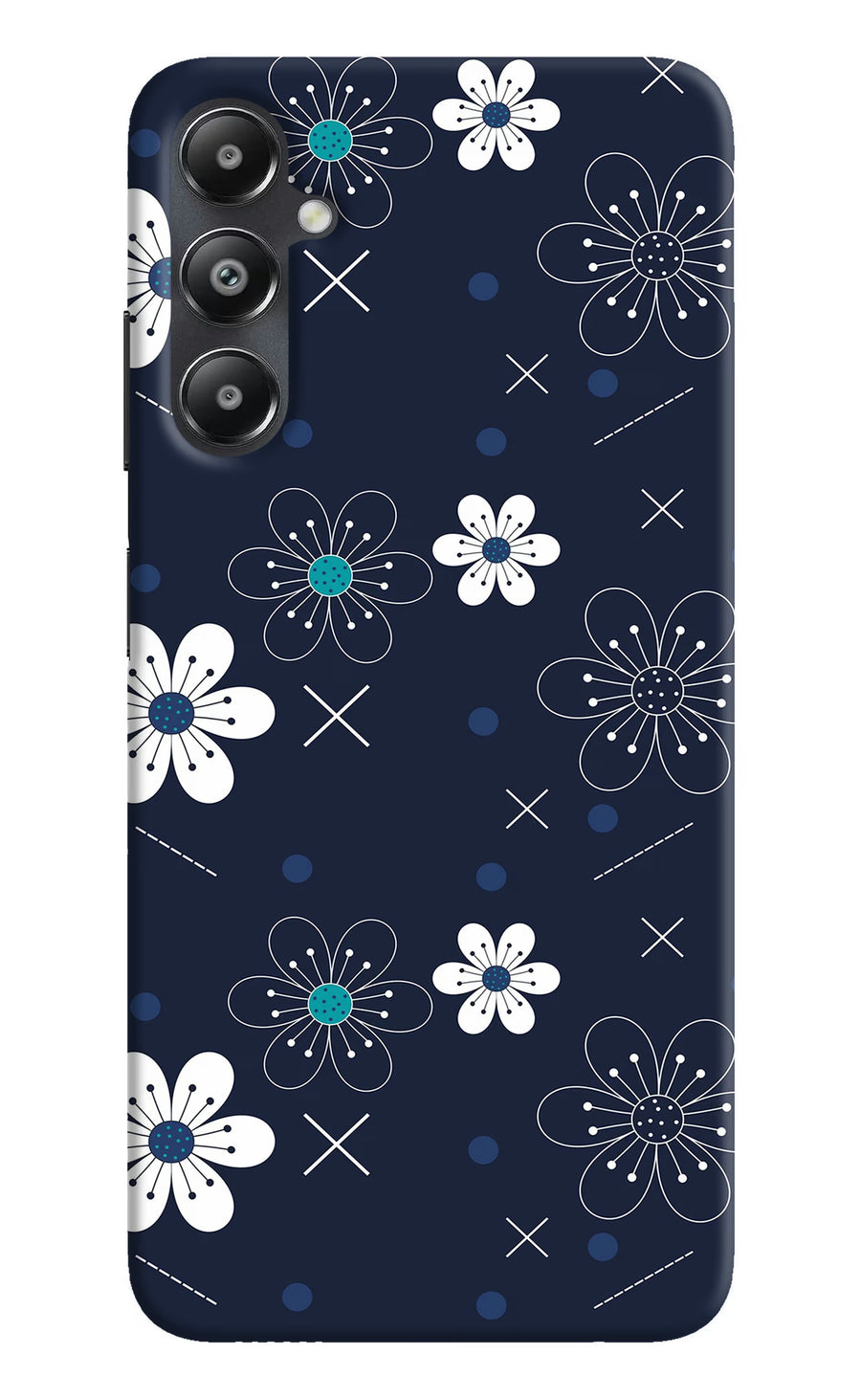 Flowers Samsung A05s Back Cover, Hard case